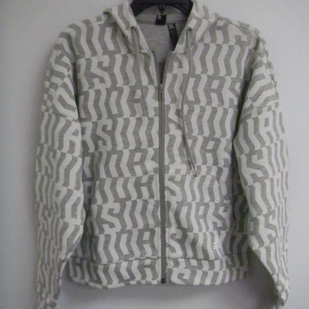 Adidas All Over Print Full Zip Hoodie NWT